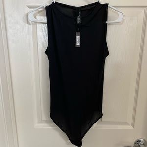 SKIMS Jelly Sheer Crewneck Thong Bodysuit NWT MEDIUM